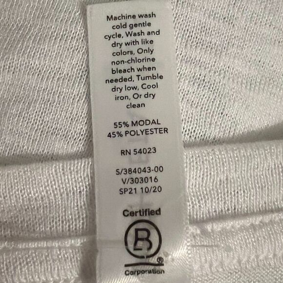 Athleta White Sleeveless Breezy Tank Sz 3X (22–24) Curvy Plus Workout Athlesiure - Picture 5 of 9